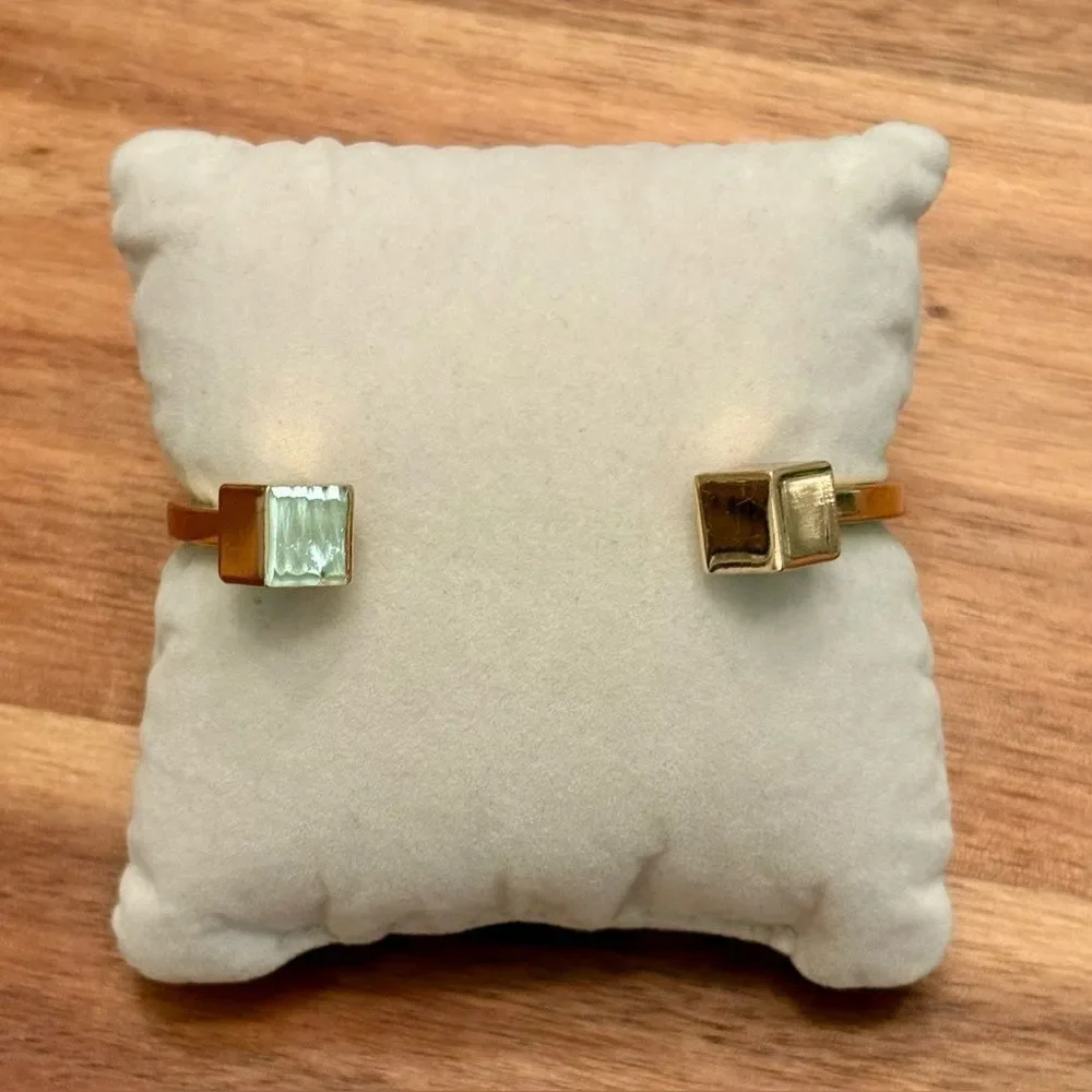 J.Crew | Mercantile Cube Cuff Bracelet | 2.25” Diameter